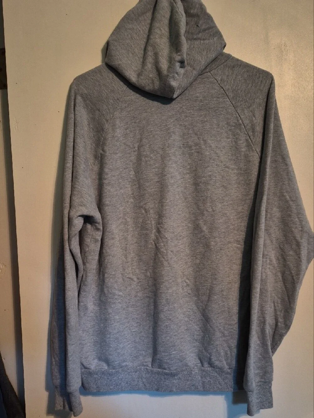 American Apparel Gray Hoodie with Red Chicago Script